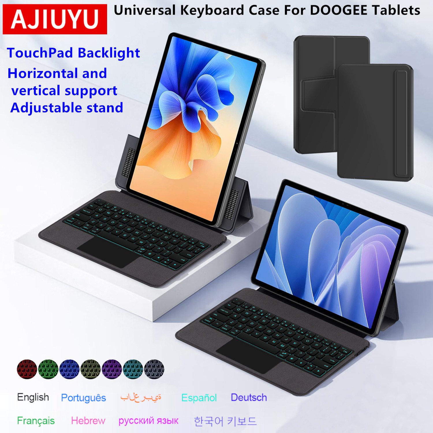 Doogee Tablet Accessories - AJIUYU タッチパッドキーボード DOOGEE U11 / U11