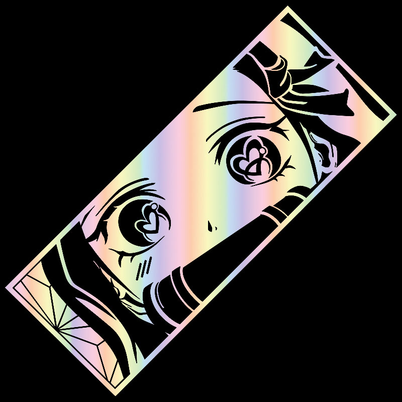 Tablet Accessories For Girls - 漫画車のステッカー窓装飾アニメ素敵な女の子ステッカーラップトップコンピュータ自動車部品ダイ Cutti ビニールデカール