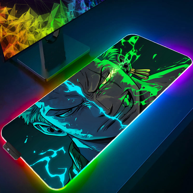 Rugged Tablet Accessories - ワンピースゾロマウスパッド RGB ゲームアクセサリー Gabinete ゲーマー PC