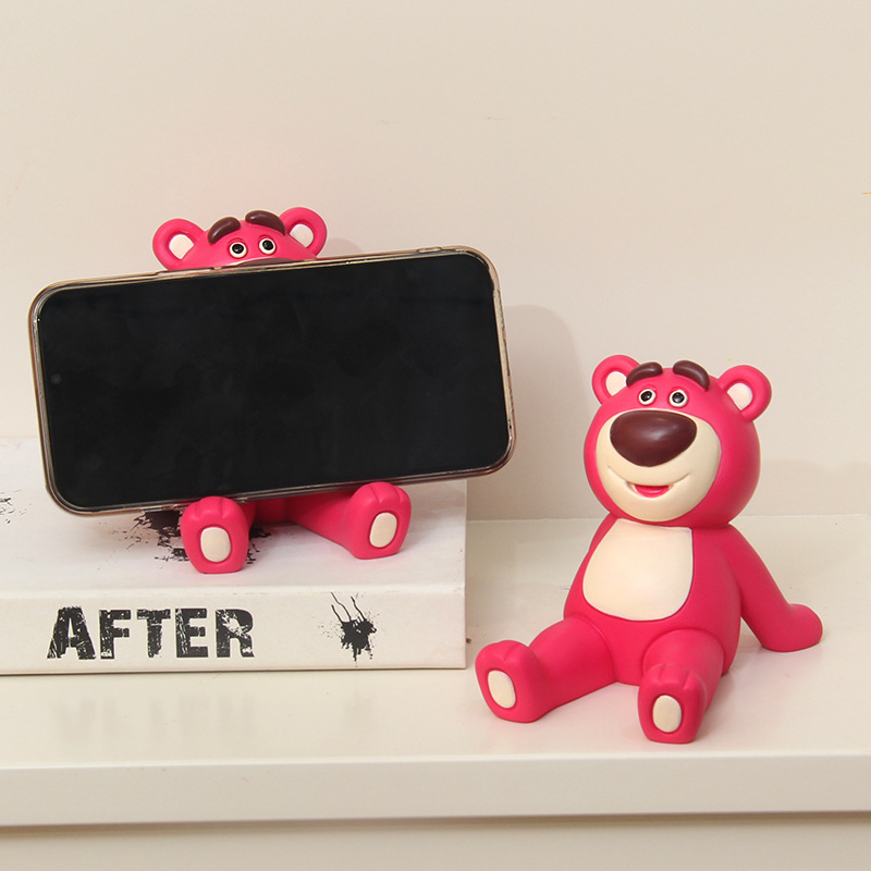 Tablet Accessories For Girls - 新しいロッツォ携帯電話ホルダー樹脂製キュートな漫画カワイイオーナメントタブレットガールギフトアニメアクセサリーおもちゃ