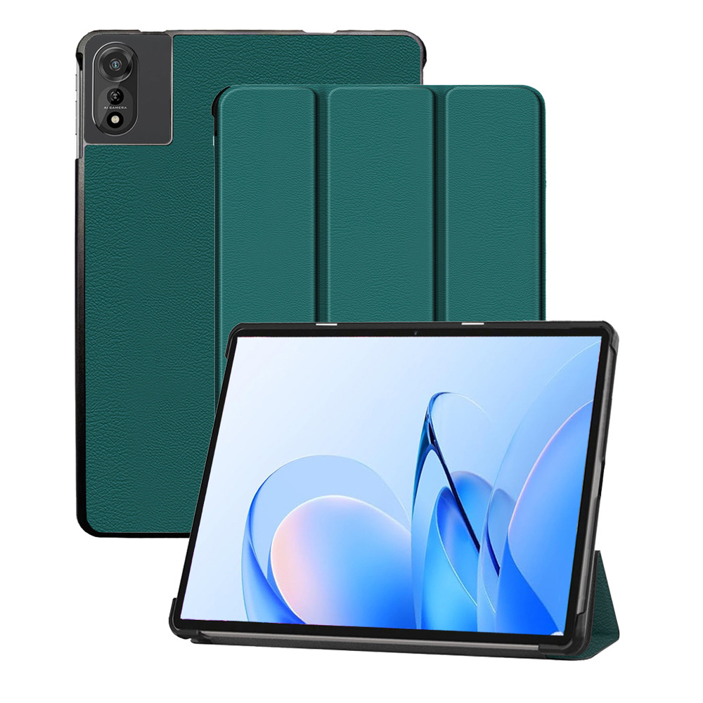 Doogee Tablet Accessories - Blackview Mega 2 (12インチ) タブレット用保護ケース、ポータブル、三つ折り、スタンド、オールインワン保護ケース