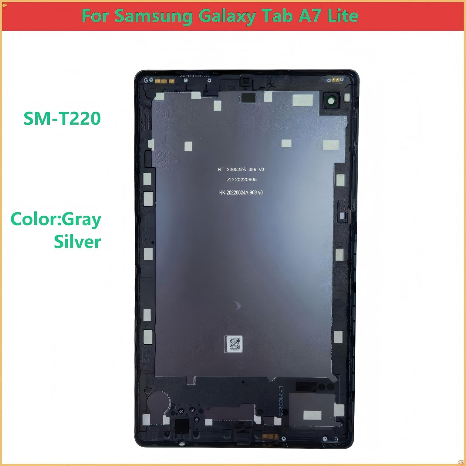 Tablet Accessories Case - シェルバック サムスンギャラクシータブA7 T220 SM-T220 バッテリーカバー バックケース