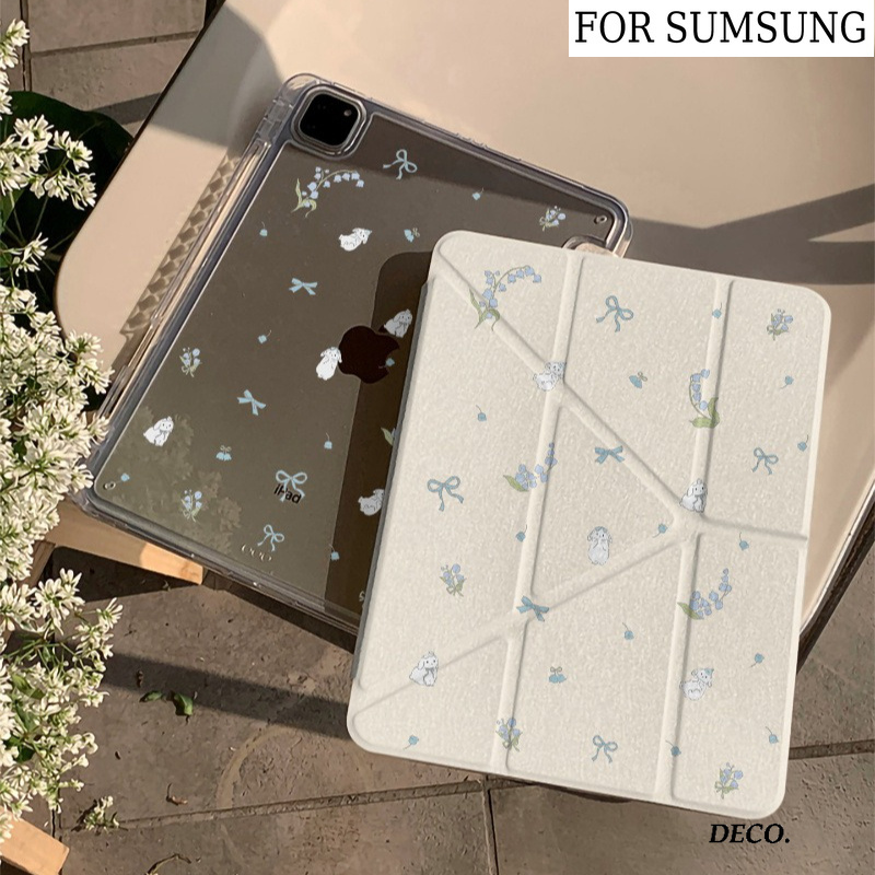 Getac Tablet Accessories - Ins Blue Bow Rabbit 3+Y-fold タブレットケース