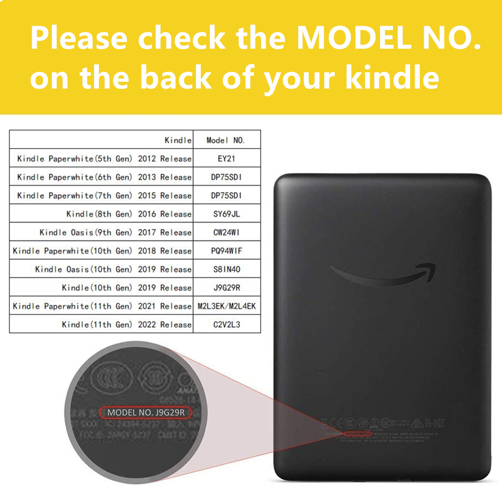 キンドルハンドストラップ付き塗装ケース,ペーパーホワイトスマ - Kindle Tablet Accessories のレビューと価格