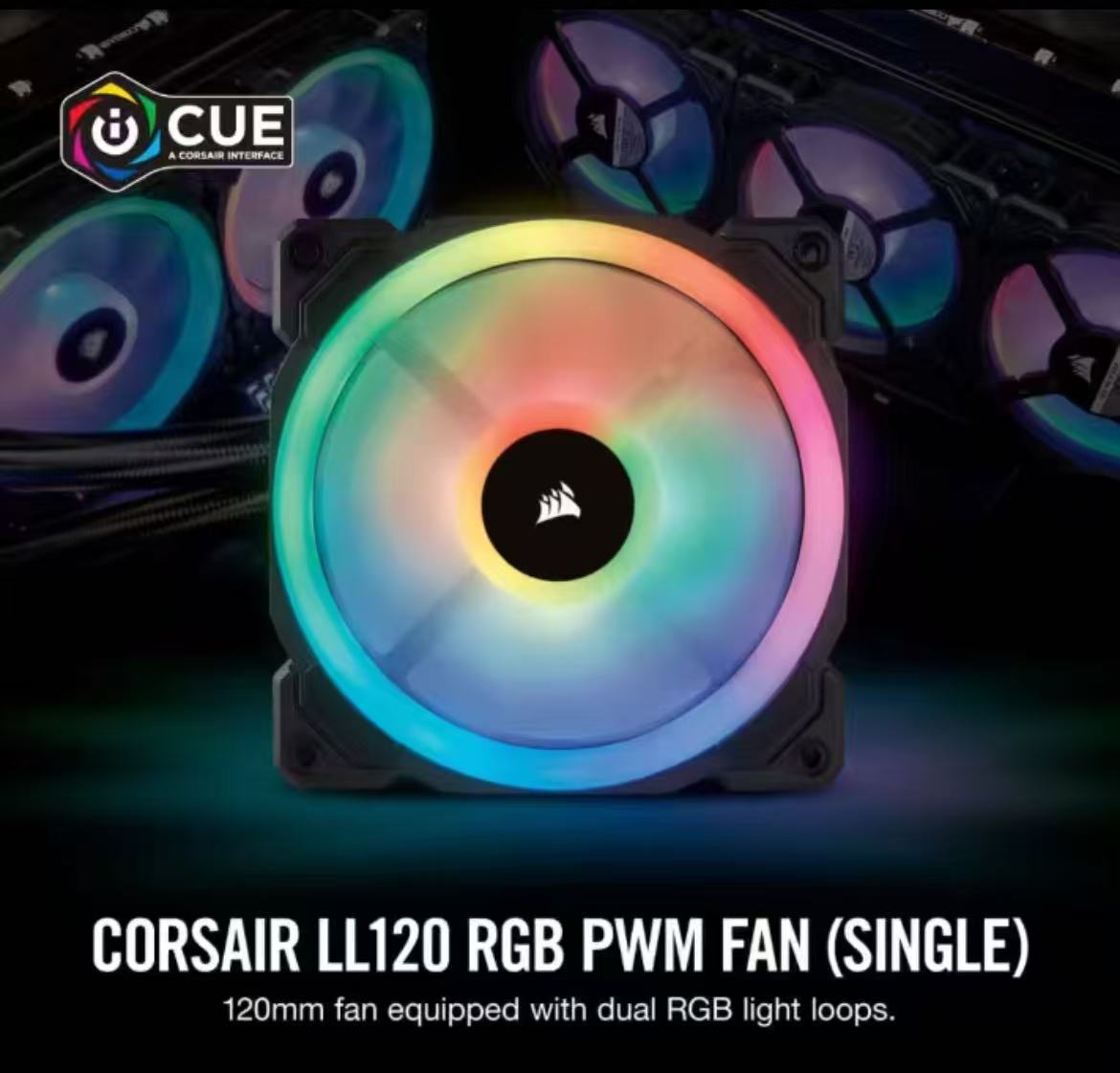 CORSAIR LL120 RGB 120mm デュアルライ - Tablet Accessories Aesthetic のレビューと価格