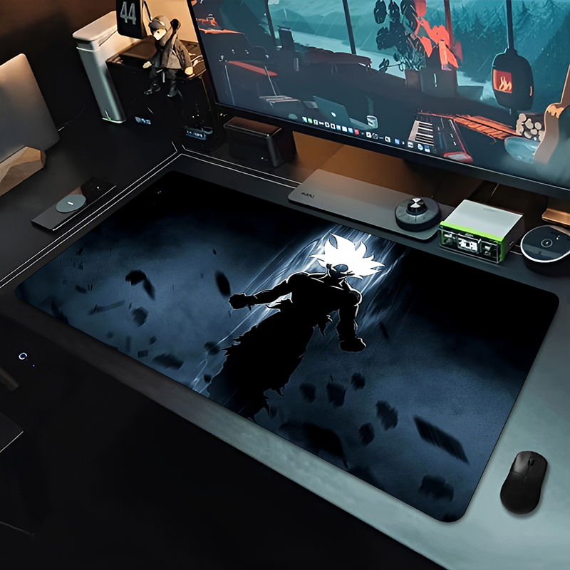 DBZ ブラックアニメマウスパッドドラゴンボール大型 PC  - Rugged Tablet Accessories のレビューと価格