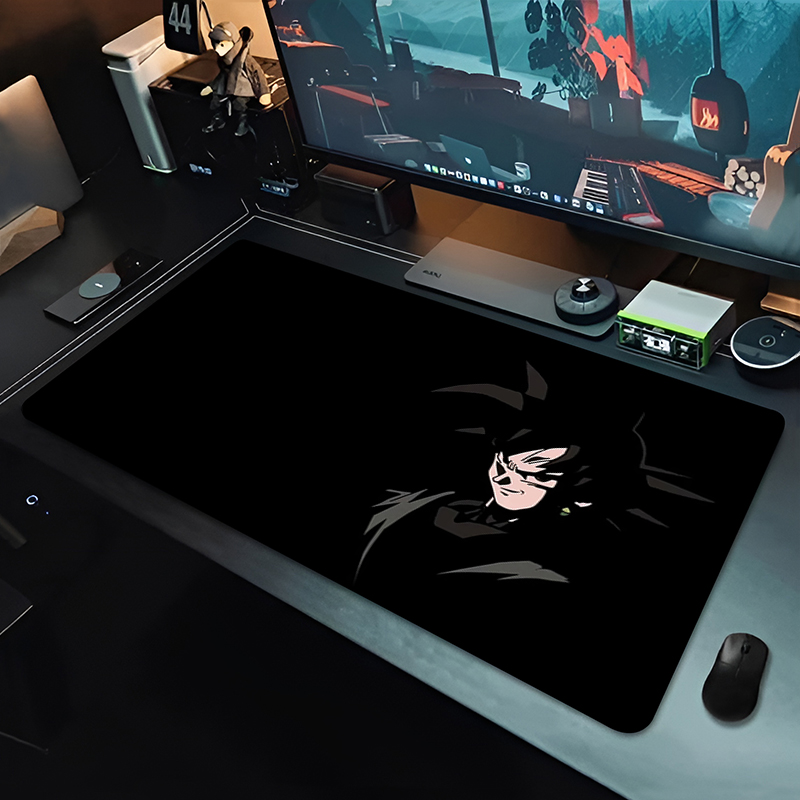 DBZ ブラックアニメマウスパッドドラゴンボール大型 PC  - Rugged Tablet Accessories のレビューと価格