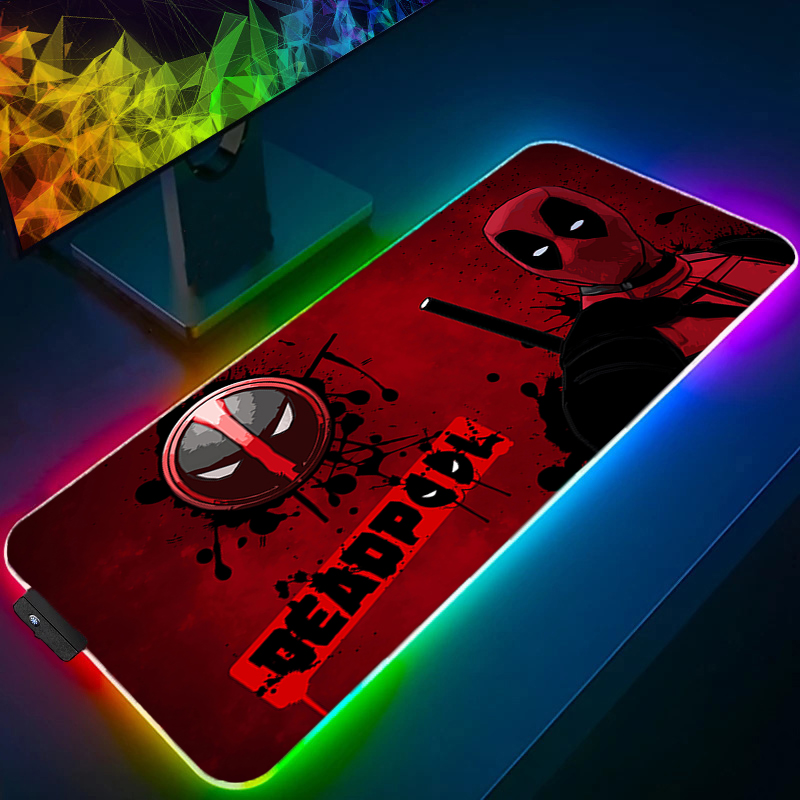 LED マウスパッドゲーミングバックライトロックエッジアニメ - Rugged Tablet Accessories のレビューと価格