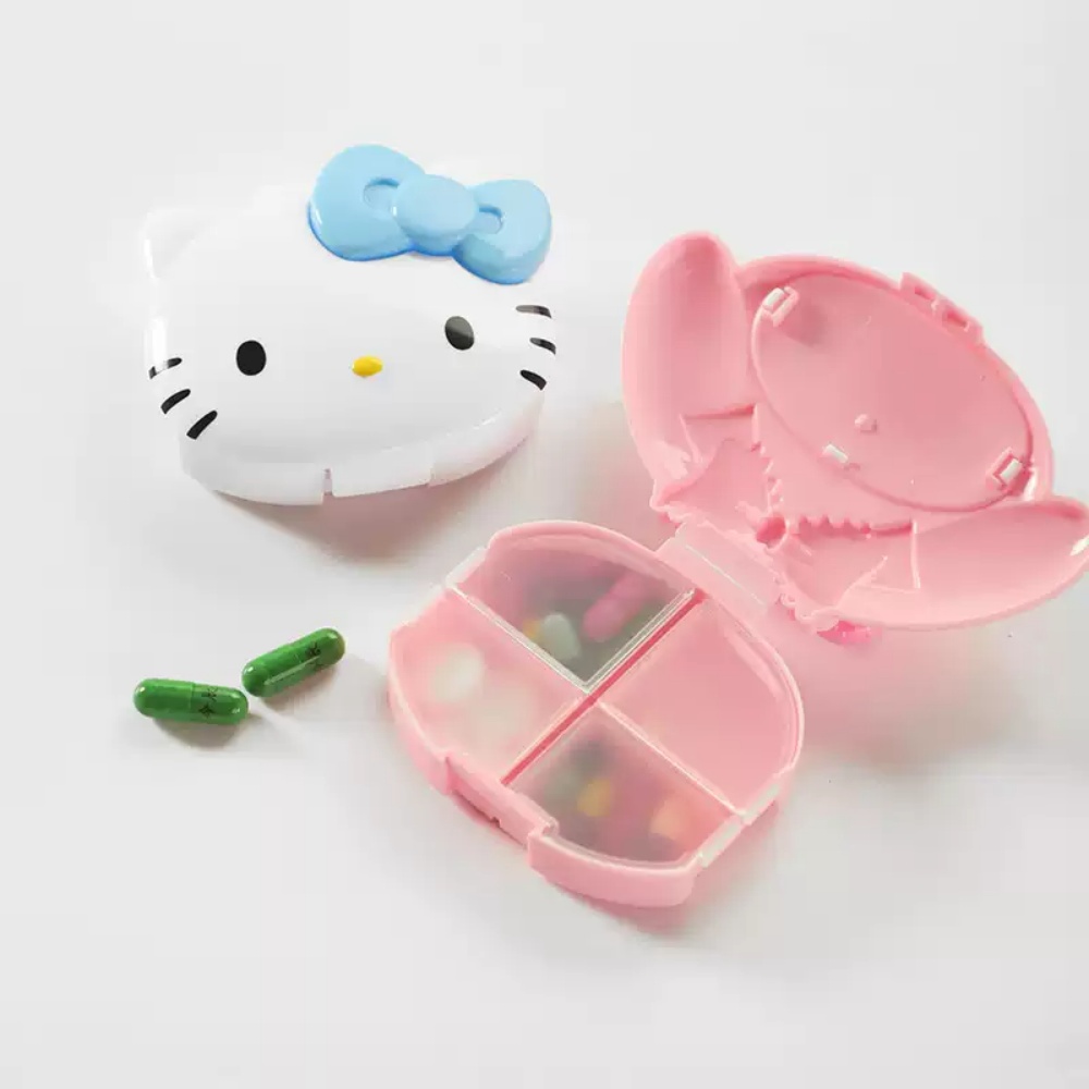 本物のサンリオマイメロディ4グリッドピルボックスポータブルト - Tablet Accessories Case のレビューと価格