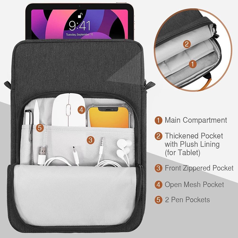 9/11/13.3 インチタブレットスリーブケースユニバーサ - Kindle Tablet Accessories のレビューと価格