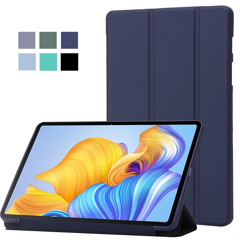 高級ビジネスフラップレザータブレットケース、3つ折りPUスキ - Honor Tablet Accessories のレビューと価格