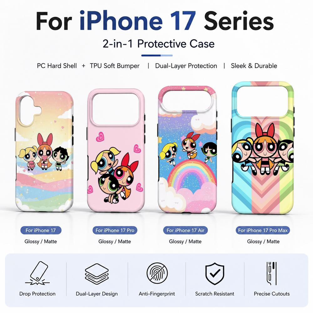 アニメ「パワーパフ・ガールズ」スマホケース フィルム素材 2 - Tablet Accessories For Girls のレビューと価格
