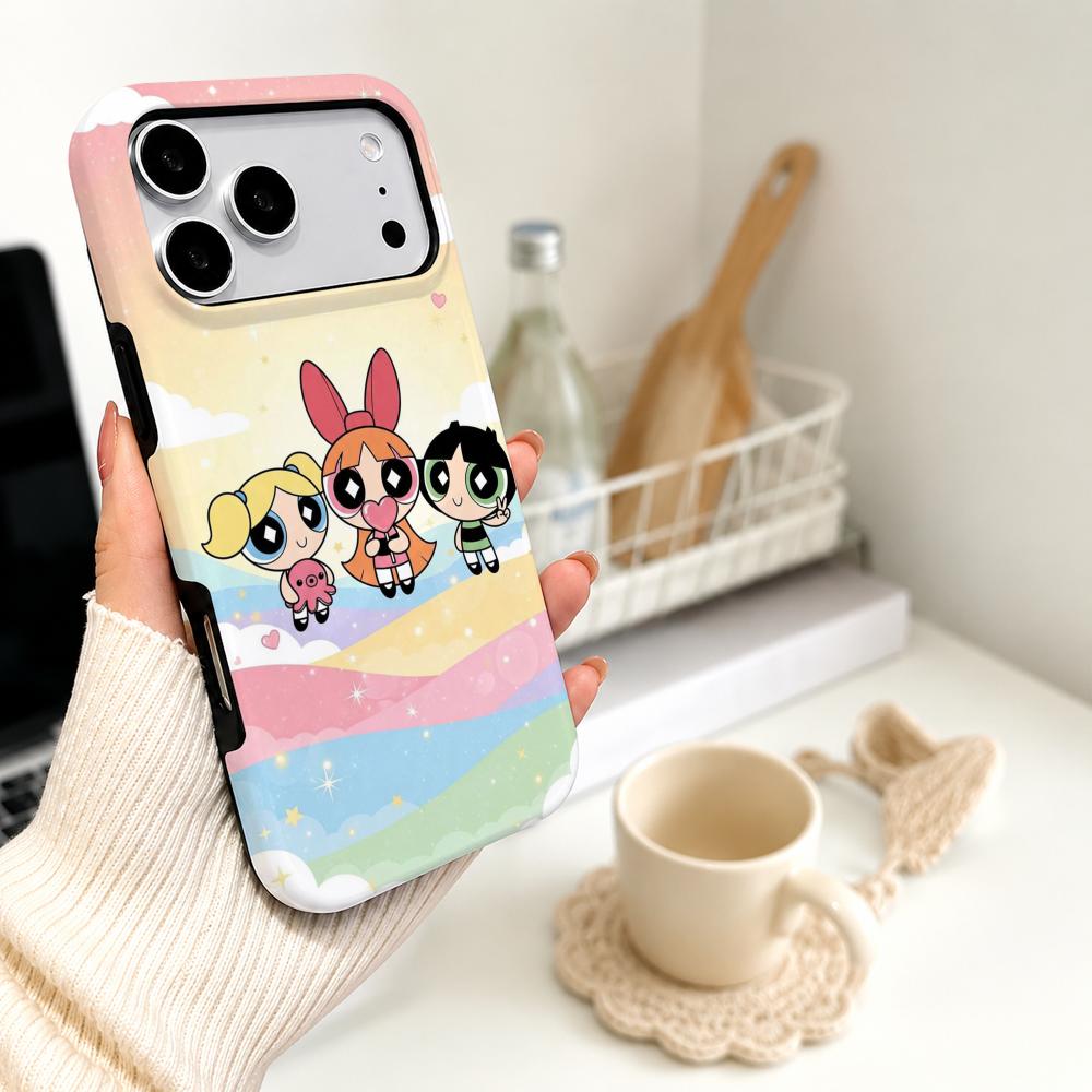 アニメ「パワーパフ・ガールズ」スマホケース フィルム素材 2 - Tablet Accessories For Girls のレビューと価格