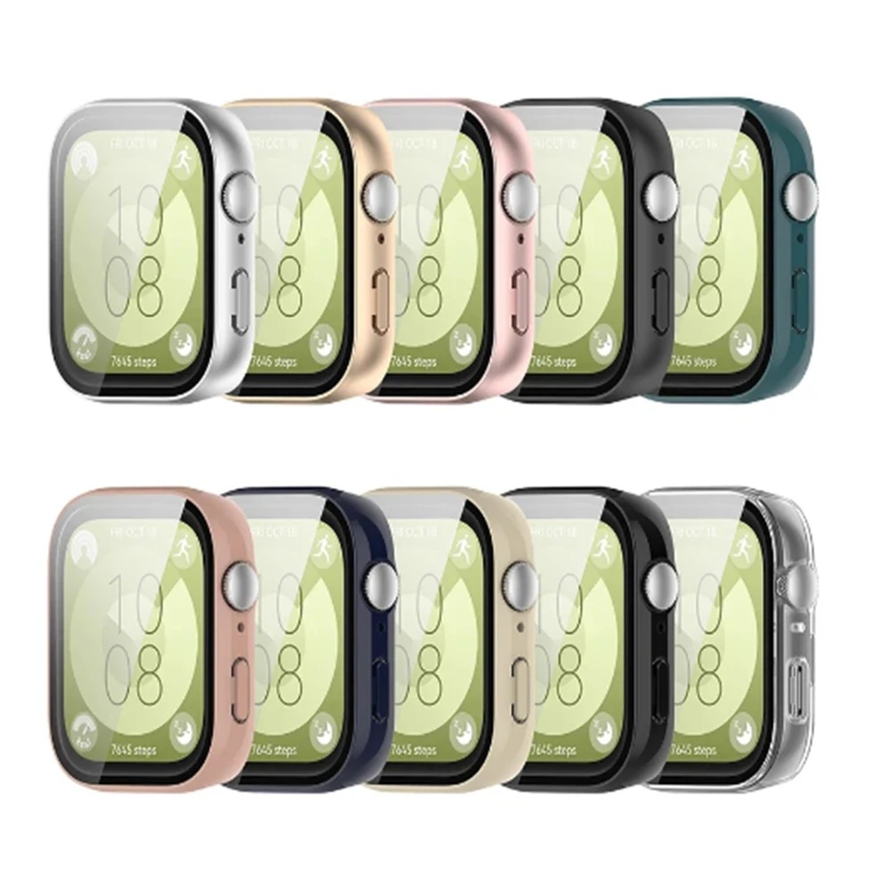 Huawei Watch用ガラスおよび保護ケース,時計バンド - Tablet Accessories For Girls のレビューと価格