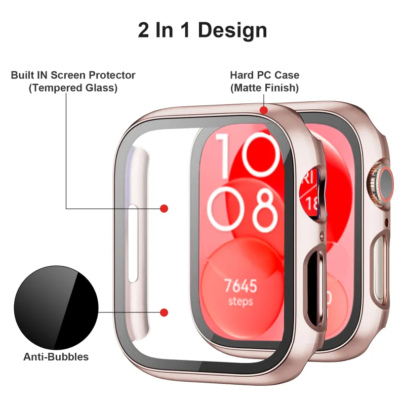 Huawei Watch用ガラスおよび保護ケース,時計バンド - Tablet Accessories For Girls のレビューと価格