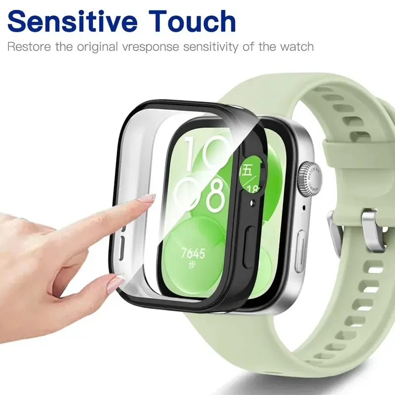 Huawei Watch用ガラスおよび保護ケース,時計バンド - Tablet Accessories For Girls のレビューと価格
