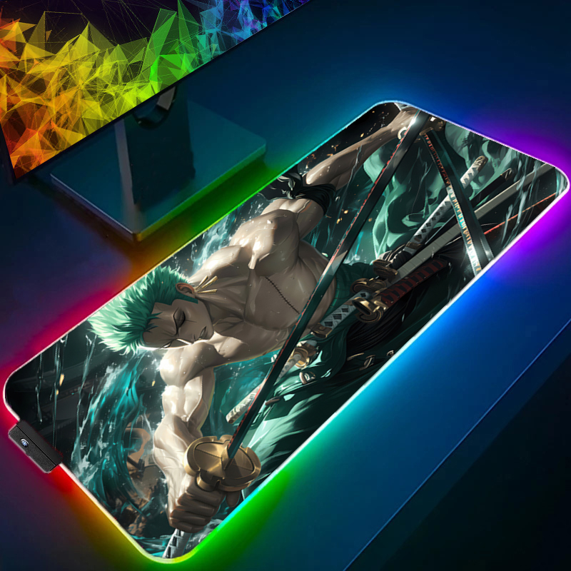 ワンピースゾロマウスパッド RGB ゲームアクセサリー Ga - Rugged Tablet Accessories のレビューと価格