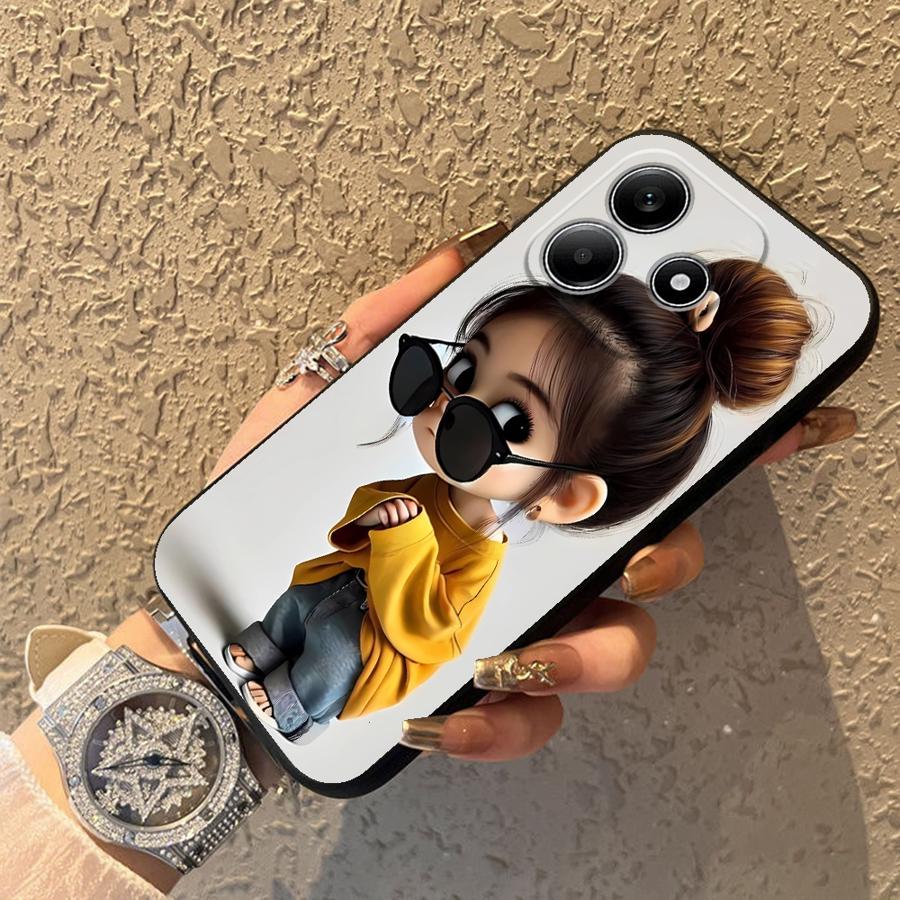 漫画の女の子柄のXiaomi Redmi Note 14 1 - Tablet Accessories For Girls のレビューと価格