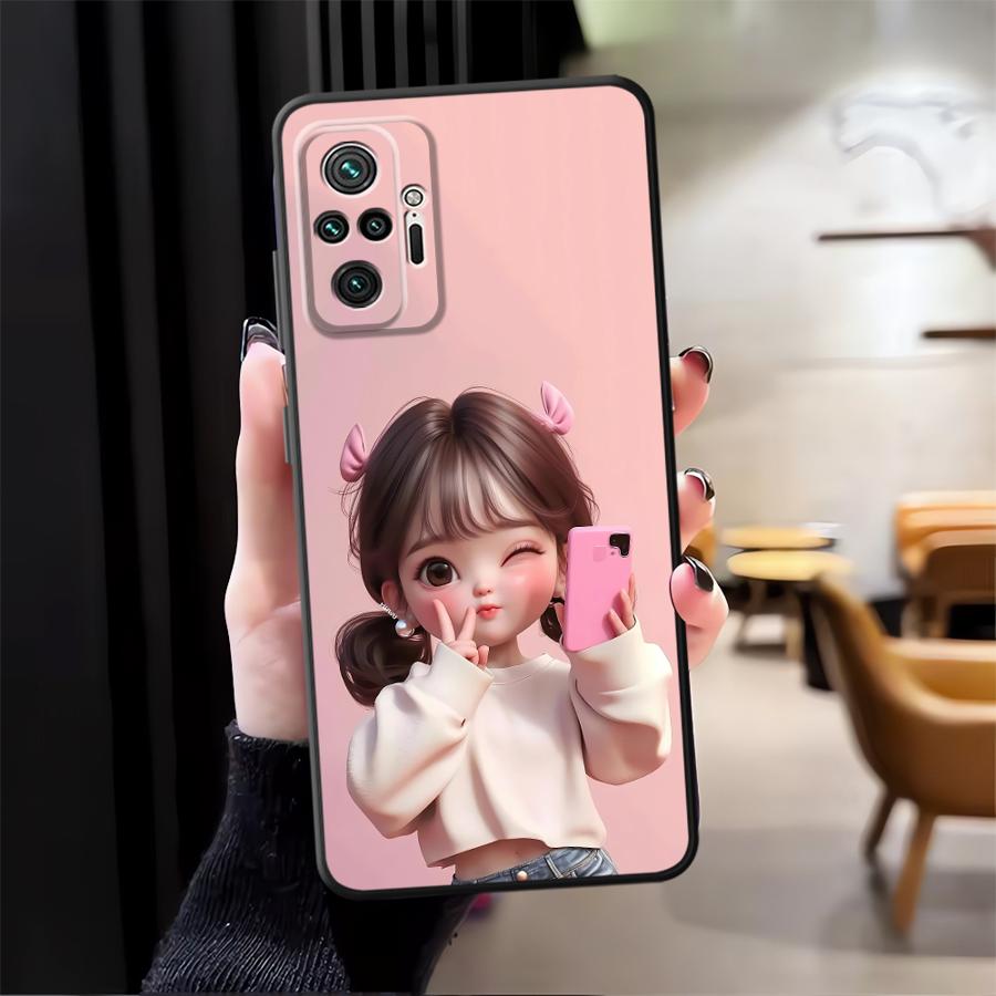 漫画の女の子柄のXiaomi Redmi Note 14 1 - Tablet Accessories For Girls のレビューと価格