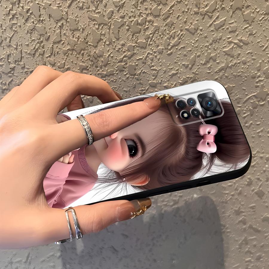 漫画の女の子柄のXiaomi Redmi Note 14 1 - Tablet Accessories For Girls のレビューと価格