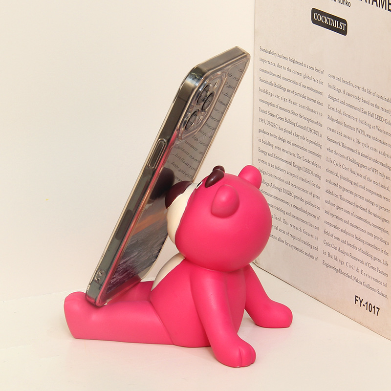 新しいロッツォ携帯電話ホルダー樹脂製キュートな漫画カワイイオ - Tablet Accessories For Girls のレビューと価格