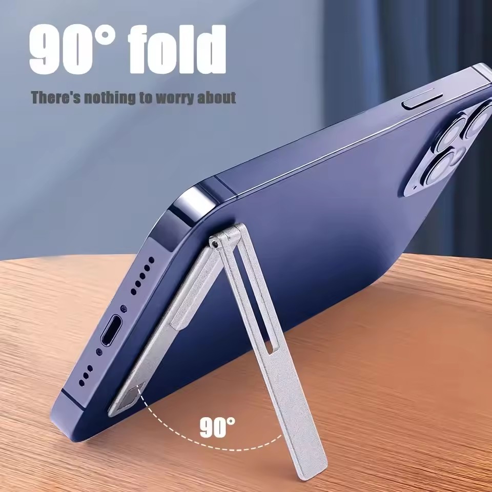 目に見えない超薄型磁気携帯電話ホルダー スタンド 金属合金製 - Tablet Stand Accessories のレビューと価格