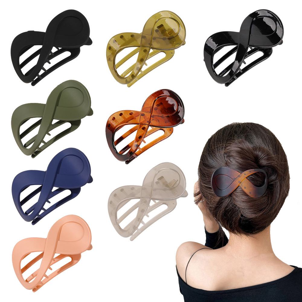 トレンド PC ヘアクリップシンプルな 8 形状インフィニテ - Tablet Accessories For Girls のレビューと価格