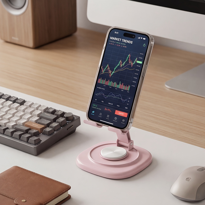 マカロンデスクトップメタル回転式携帯電話スタンド、テレビ視聴 - Tablet Stand Accessories のレビューと価格