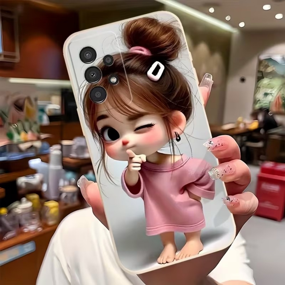 かわいい漫画の女の子柄デザインのスマホケース、Samsung - Tablet Accessories For Girls のレビューと価格