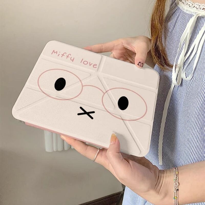 漫画ミッフィー Ipad タブレット保護ケース かわいいアニ - Tablet Accessories Case のレビューと価格