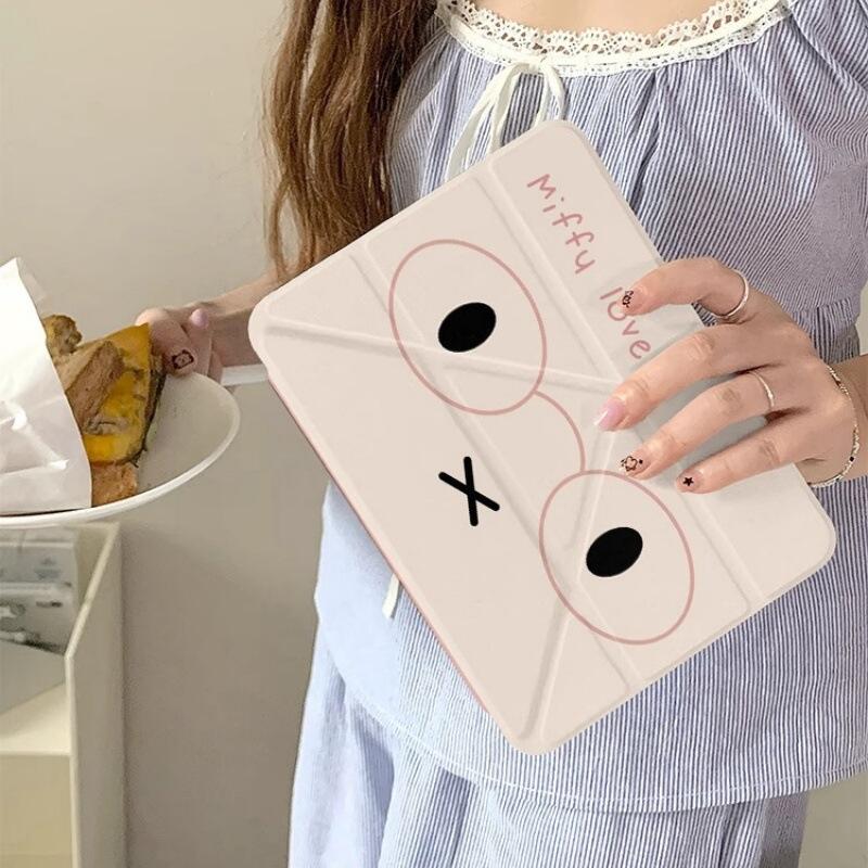 漫画ミッフィー Ipad タブレット保護ケース かわいいアニ - Tablet Accessories Case のレビューと価格