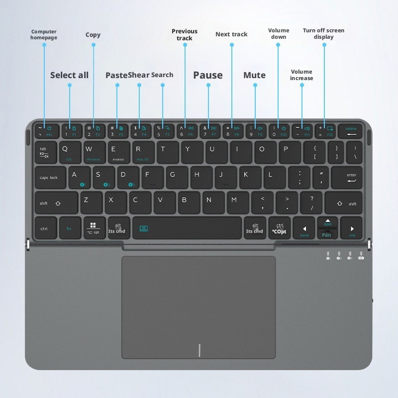 Ibox 11タブレット用折りたたみ式キーボード、ユニバーサ - Boox Tablet Accessories のレビューと価格